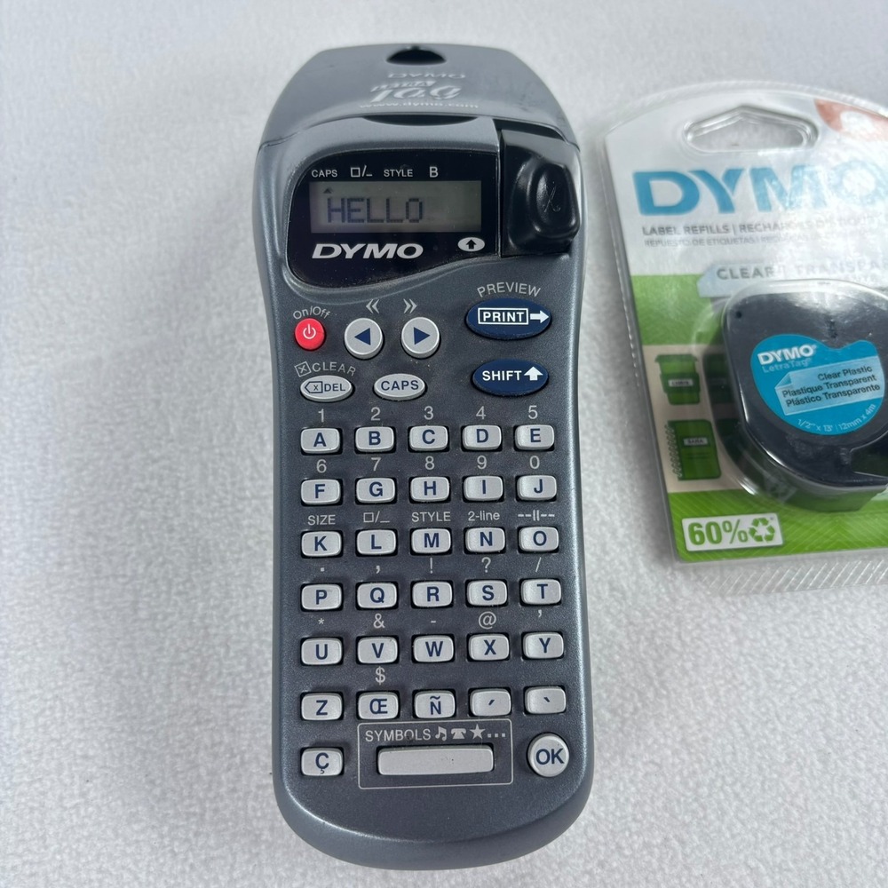 Dymo LetraTag XR‎ Label Maker Printer Portable Compact Handheld Power- Tested - Picture 2 of 5